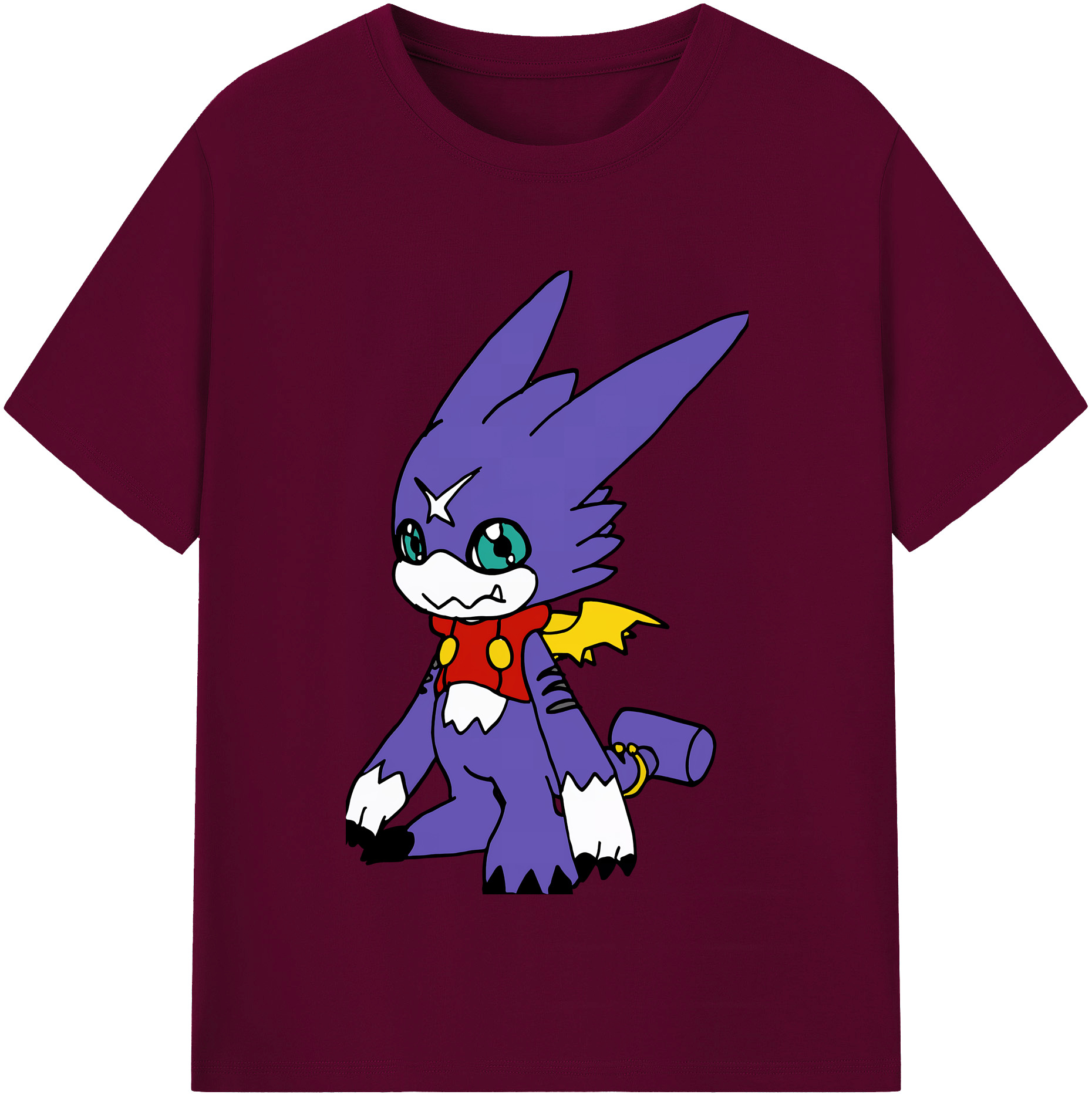 （画像用） Digimon デジタルモンスター/デジモン レディースカジュアルプリントTシャツ（綿100％）